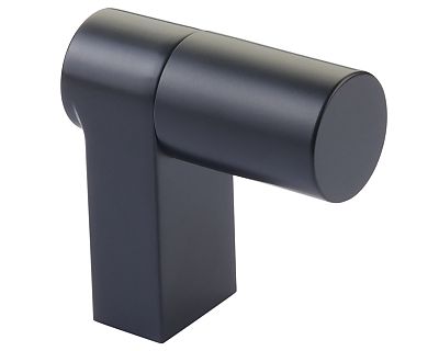 Emtek Select 2" (51mm) Smooth Cabinet Finger Pull (Flat Black)