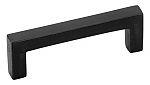 Emtek Sandcast Bronze 10" (254mm) Center-to-Center Rustic Modern Cabinet Pull (Flat Black)