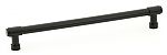 Emtek Industrial Modern 8" (203mm) Center-to-Center Jasper Cabinet Pull (Flat Black)