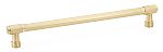Emtek Industrial Modern 8" (203mm) Center-to-Center Jasper Cabinet Pull (Satin Brass)