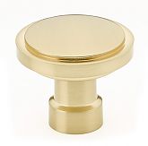Emtek Industrial Modern 1-3/4" (44mm) Haydon Cabinet Knob (Satin Brass)