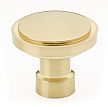 Emtek Industrial Modern 1-3/4" (44mm) Haydon Cabinet Knob (Satin Brass)