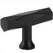 Emtek Art Deco 2" (51mm) Tribeca Cabinet T-Knob (Flat Black)