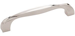 Hickory Hardware Twist 5" (128mm) Center-to-Center Cabinet Pull (Polished Nickel)