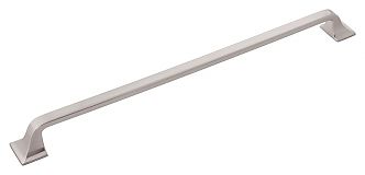 Hickory Hardware Forge 12" (305mm) Center-to-Center Cabinet Pull (Satin Nickel)