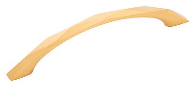Hickory Hardware Karat 5-1/32" (128mm) Center-to-Center Cabinet Pull (Brushed Golden Brass)