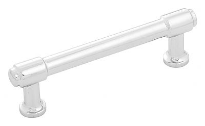 Hickory Hardware Piper 3-3/4" (96mm) Center-to-Center Cabinet Pull (Chrome)