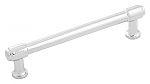 Hickory Hardware Piper 5" (128mm) Center-to-Center Cabinet Pull (Chrome)