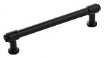 Hickory Hardware Piper 5" (128mm) Center-to-Center Cabinet Pull (Matte Black)