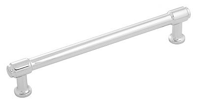 Hickory Hardware Piper 6-5/16" (160mm) Center-to-Center Cabinet Pull (Chrome)