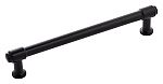 Hickory Hardware Piper 6-5/16" (160mm) Center-to-Center Cabinet Pull (Matte Black)