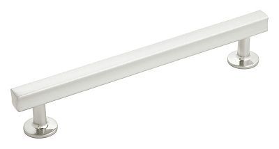 Hickory Hardware Woodward 5" (128mm) Center-to-Center Cabinet Pull (Satin Nickel)