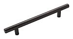 Hickory Hardware 6-5/16" (160mm) Center-to-Center Cabinet Bar Pull - 8-5/8" (219mm) Overall Length (Brushed Black Nickel)