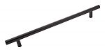 Hickory Hardware 8-13/16" (224mm) Center-to-Center Cabinet Bar Pull - 11-1/8" (283mm) Overall Length (Matte Black)