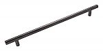 Hickory Hardware 10-1/16" (256mm) Center-to-Center Cabinet Bar Pull - 12-7/16" (316mm) Overall Length (Brushed Black Nickel)