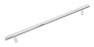 Hickory Hardware 10-1/16" (256mm) Center-to-Center Cabinet Bar Pull - 12-7/16" (316mm) Overall Length (Polished Chrome)