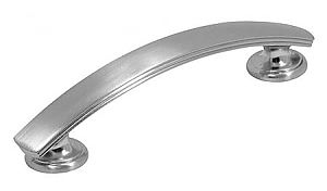 Hickory Hardware American Diner 3-3/4" (96mm) Center-to-Center Cabinet Pull (Satin Nickel)