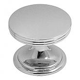 Hickory Hardware American Diner 1-3/8" (35mm) Cabinet Knob (Polished Chrome)