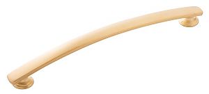 Hickory Hardware American Diner 7-1/2" (191mm) Center-to-Center Cabinet Pull (Brushed Golden Brass)