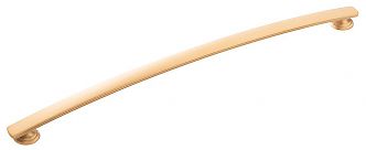 Hickory Hardware American Diner 12" (305mm) Center-to-Center Cabinet Pull (Brushed Golden Brass)