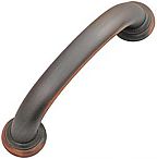 Hickory Hardware Zephyr 3" (76mm) Center-to-Center Cabinet Pull (Oil-Rubbed Bronze Highlighted)