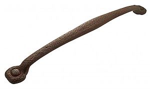 Hickory Hardware Refined Rustic 18" (457mm) Center-to-Center Appliance Pull (Rust Iron)