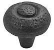 Hickory Hardware Refined Rustic 1-1/2" (38mm) Cabinet Knob (Black Iron)