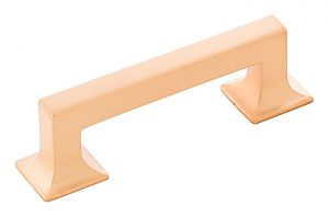 Hickory Hardware Studio 3" (76mm) Center-to-Center Cabinet Pull (Brushed Golden Brass)