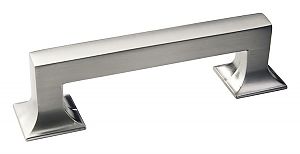 Hickory Hardware Studio 3-3/4" (96mm) Center-to-Center Cabinet Pull (Stainless Steel)