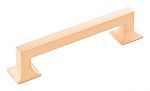 Hickory Hardware Studio 5" (128mm) Center-to-Center Cabinet Pull (Brushed Golden Brass)
