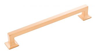 Hickory Hardware Studio 8-13/16" (224mm) Center-to-Center Cabinet Pull (Brushed Golden Brass)