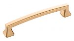 Hickory Hardware Bridges 5" (128mm) Center-to-Center Cabinet Pull (Brushed Golden Brass)