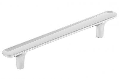 Hickory Hardware Maven 5-1/16" (129mm) Center-to-Center Cabinet Pull (Polished Chrome)