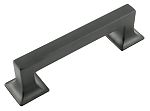 Hickory Hardware Studio 3-3/4" (96mm) Center-to-Center Cabinet Pull (Matte Black)