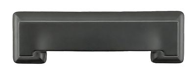 Hickory Hardware Studio 3" (76mm) Center-to-Center and 3-3/4" (96mm) Center-to-Center Cabinet Cup Pull (Matte Black)