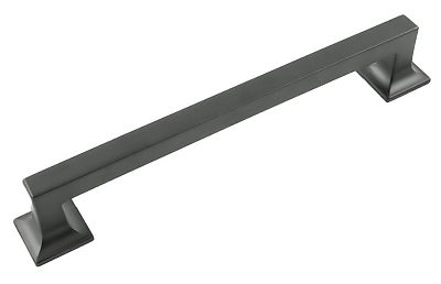 Hickory Hardware Studio 7-1/2" (191mm) Center-to-Center Cabinet Pull (Matte Black)