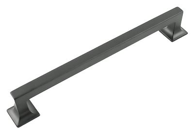 Hickory Hardware Studio 8-13/16" (224mm) Center-to-Center Cabinet Pull (Matte Black)