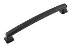 Hickory Hardware Bridges 6-5/16" (160mm) Center-to-Center Cabinet Pull (Matte Black)