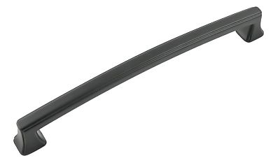 Hickory Hardware Bridges 7-1/2" (191mm) Center-to-Center Cabinet Pull (Matte Black)