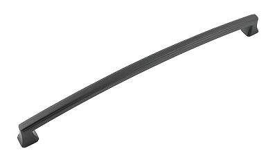 Hickory Hardware Bridges 12" (305mm) Center-to-Center Cabinet Pull (Matte Black)