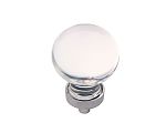 Hickory Hardware Crystal Palace 1-3/8" (35mm) Cabinet Knob (Glass/Satin Nickel)