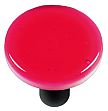 Hot Knobs Solids 1-1/2" (38mm) Round Glass Cabinet Knob (Light Pink)