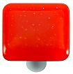 Hot Knobs Solids 1-1/2" (38mm) Glass Cabinet Knob (Tomato Red)