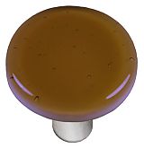 Hot Knobs Solids 1-1/2" (38mm) Round Glass Cabinet Knob (Light Bronze)
