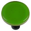 Hot Knobs Solids 1-1/2" (38mm) Round Glass Cabinet Knob (Light Green)