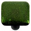 Hot Knobs Solids 1-1/2" (38mm) Glass Cabinet Knob (Light Metallic Green)