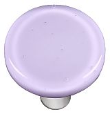 Hot Knobs Solids 1-1/2" (38mm) Round Glass Cabinet Knob (Neo-Lavender)