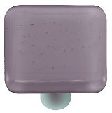 Hot Knobs Solids 1-1/2" (38mm) Glass Cabinet Knob (Dusty Lilac)