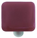 Hot Knobs Solids 1-1/2" (38mm) Glass Cabinet Knob (Light Plum)