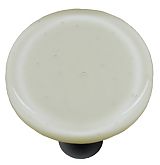 Hot Knobs Solids 1-1/2" (38mm) Round Glass Cabinet Knob (Driftwood Gray)